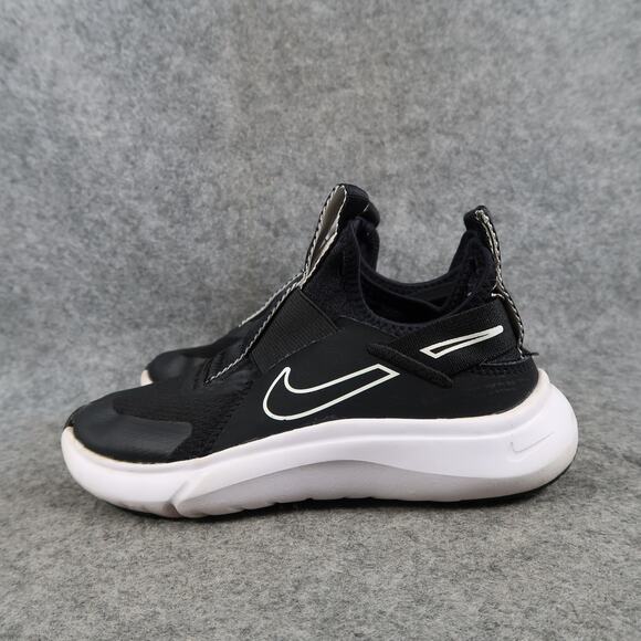 Nike Shoes Kids Toddler 12C Flex Sneaker Slip On Running Play Active Black White - Picture 4 of 11